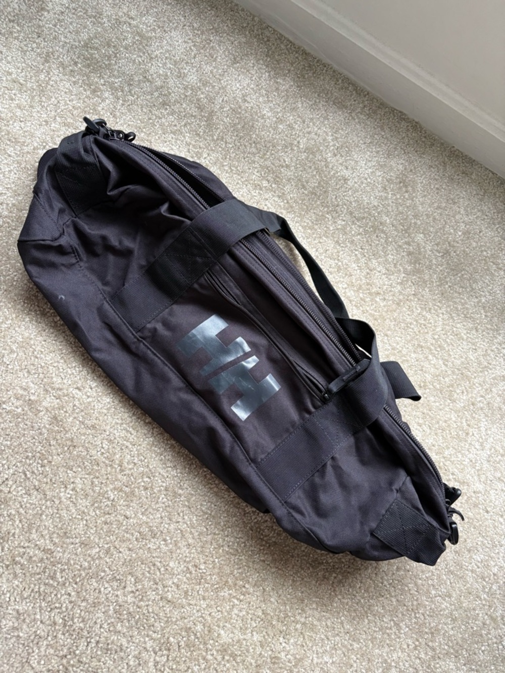 Helly Hansen Small Black Duffel Bag - Gym Bag